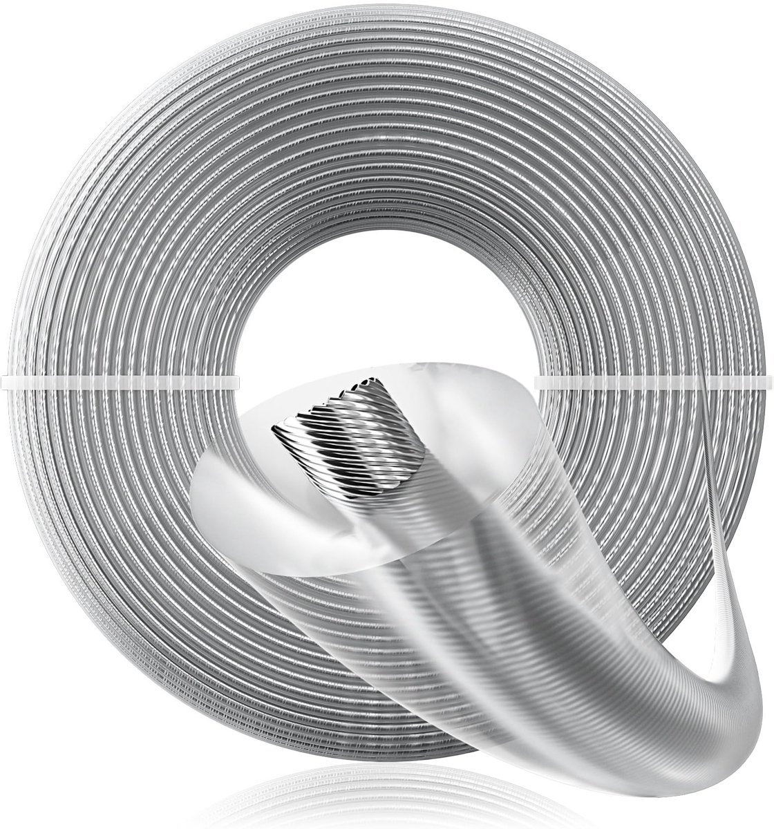 Speed Grastrimmerdraad 3mm*50m Ronde Staaldraad Universele Strimmerdraad 50m Vervangende Trimmerdraad Nylon Strimmersnoer Zware Gebruik