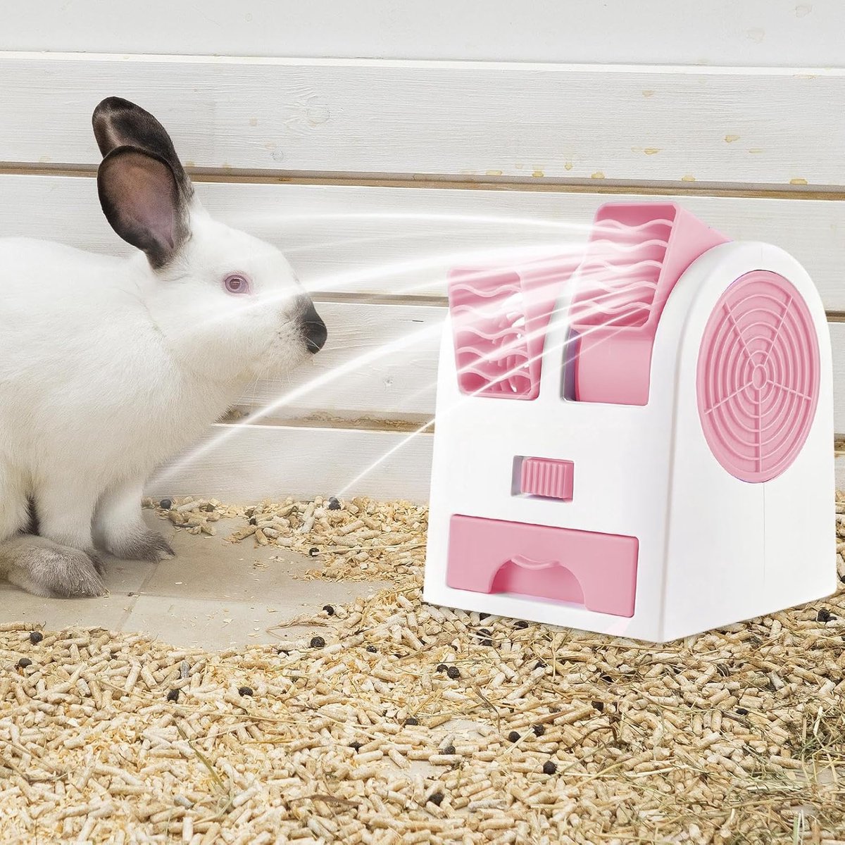 Honden Bench Ventilator - Dierenkooi Ventilator - Koel Houden - Stil Werking Onder 30 dB