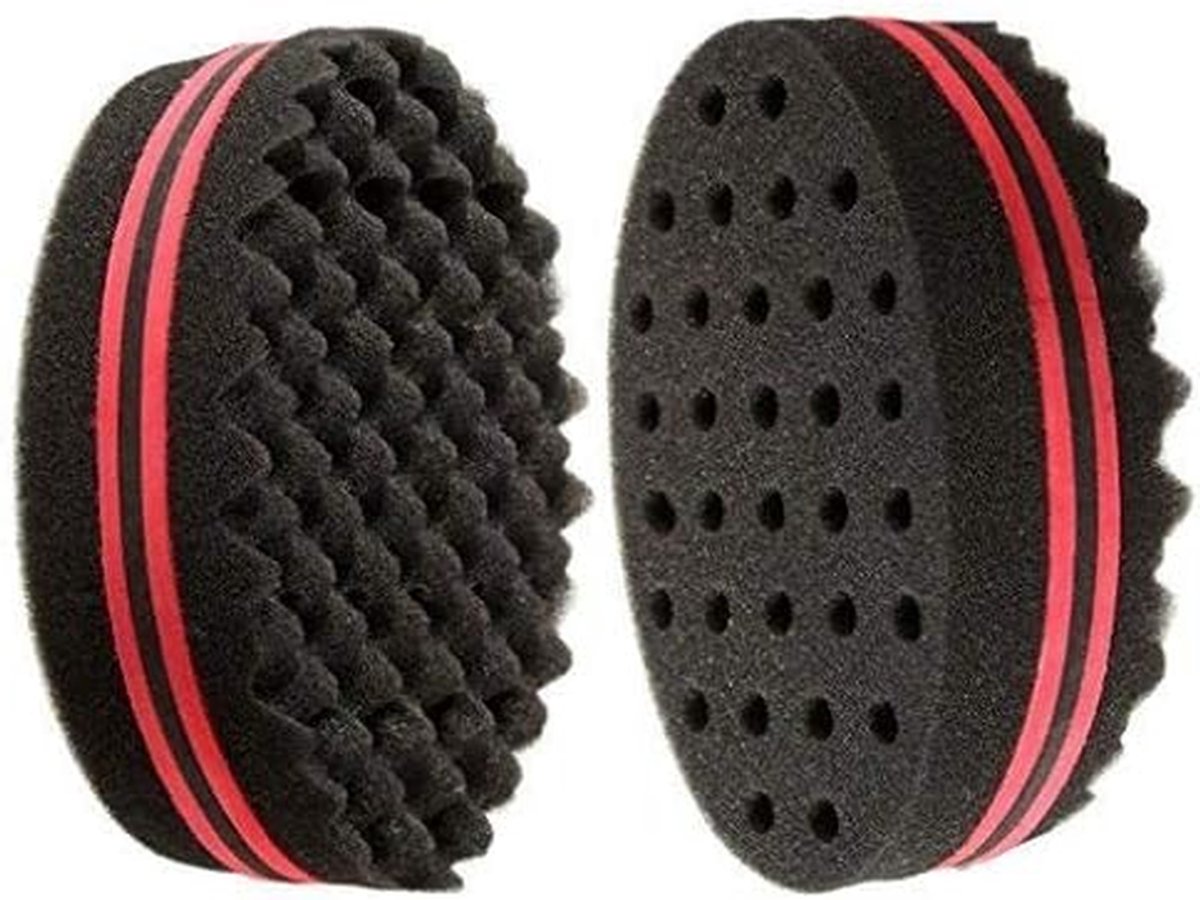 Twist Spons Haar - Krul Spons - Haar Stylen - Praktisch Ontwerp - 8 Ounce - Zwart