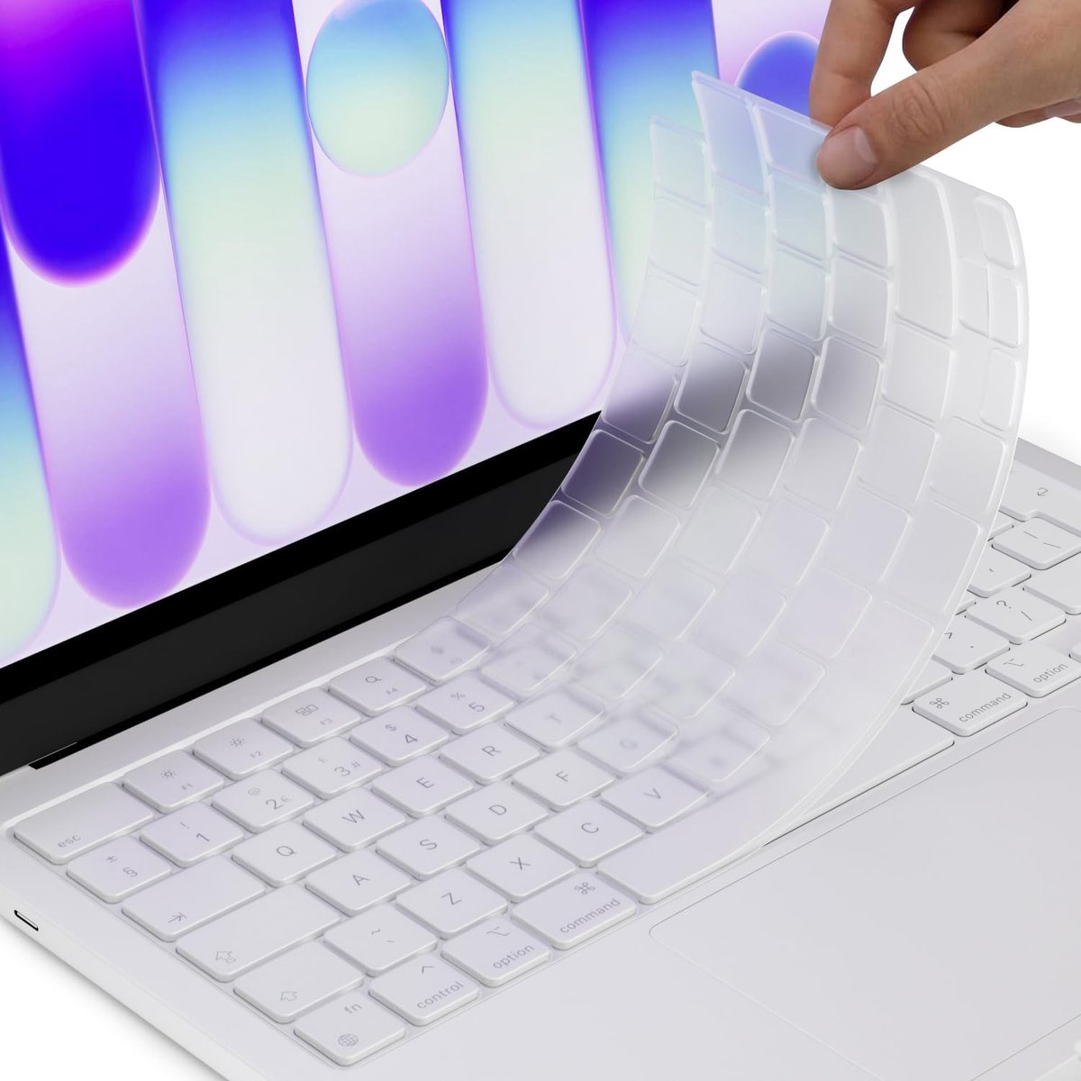 SnelShoppen - Ultradünne TPU-Tastaturabdekking voor MacBook Neo A18 Pro Chip | Soft, Waterdicht, Stofdicht, Tastatuuraccessoire, EU/UK-Layout, Transpa