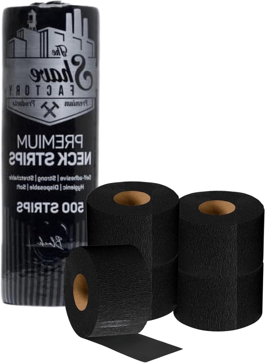 Nekstrips - Barbier Strips - Haar Knippen - Huid Bescherming - 500 Stuks - Zwart