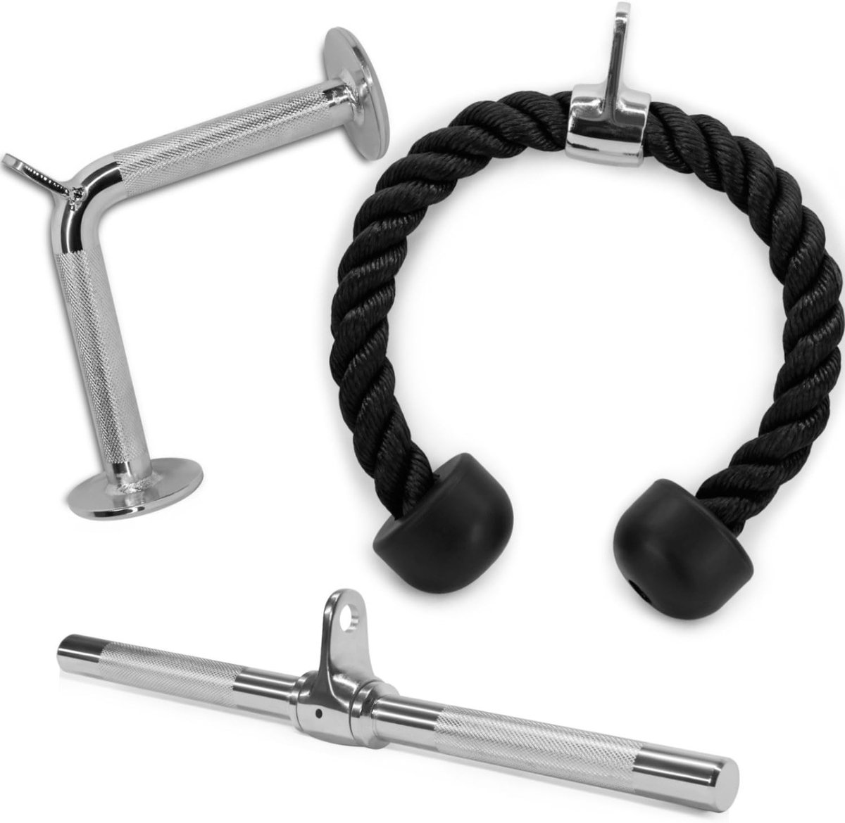 Tricep Press Down Kabel Machine Attachment Set, LAT Pulldown Attachment, Kabel Machine Accessoires voor Thuis Gym