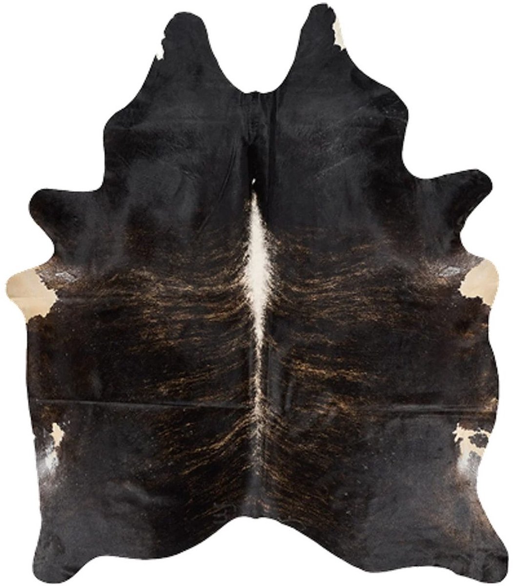 Koeienhuid Vloerkleed XXL (Extra Groot) - Zwart-wit - 242 x 210 cm - Koeienkleed / Koeienvel / Dierenvel / Dierenhuid / Koehuid Tapijt