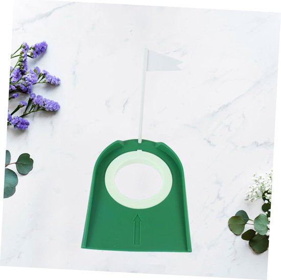 Putting Trainer Bekers - Oefenbekers Golf - Putting Oefenen - Extra Binnenring - 18x13.5x17.5cm - Groen — afbeelding 5