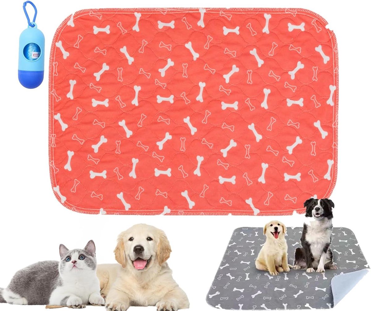 Huisdier Trainingsmat - Zindelijkheidsmat Hond - Zindelijkheidstraining Puppy - Geur Attractie - 30x30 cm - Rood Bot