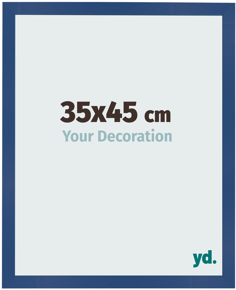 Your Decoration - Fotolijst 35x45 cm - MDF - Donkerblauw - Bologna