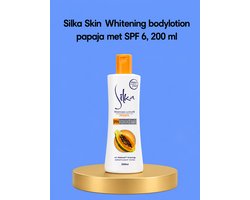 Silka Skin Whitening lotion papaya met SPF 6, 200 ml