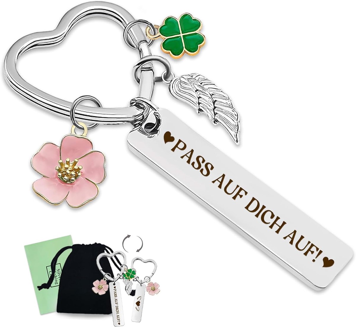 SnelShoppen - Sleutelhanger Cadeaus voor Vrouwen en Meisjes, Perfect voor Beste Vriendin, Verjaardagscadeau voor Mama, Zus of Vriendin, Adventskalende