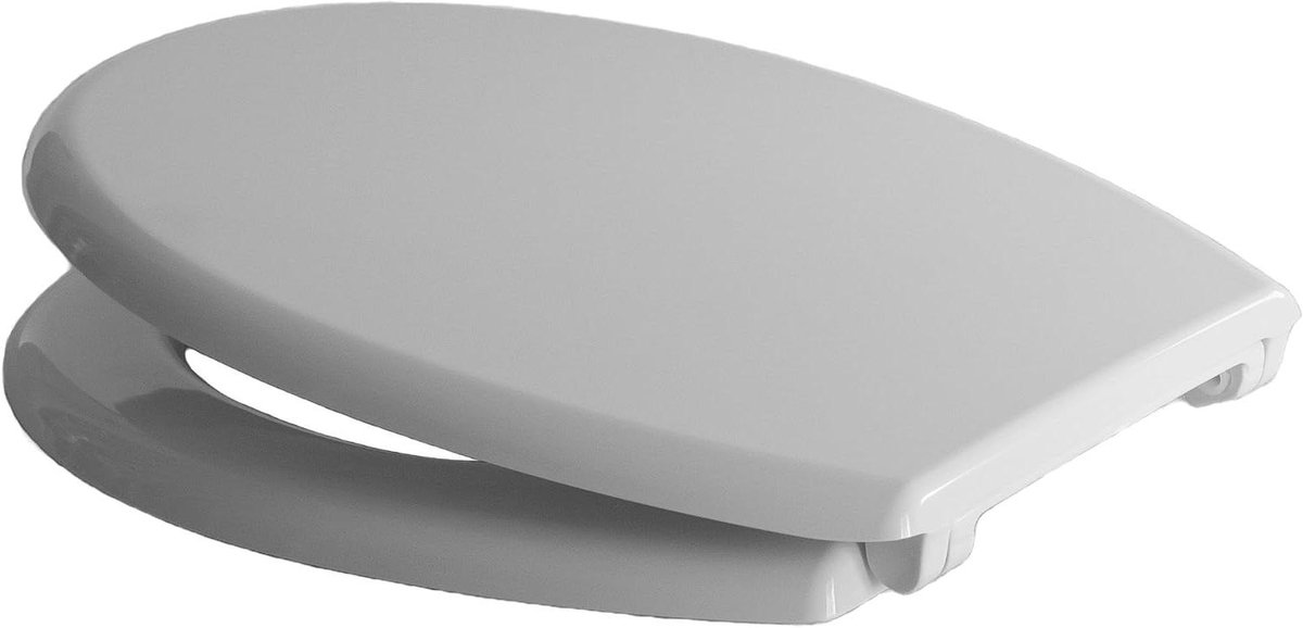 Toiletbril - Zitting Ellipse - Badkamer Renovatie - Robuuste Hars Duroplast - Compact Design - Wit