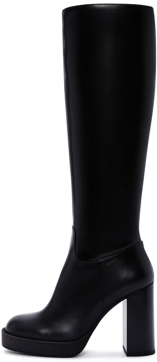 DERIMOD Heeled Boots Leather Heeled Boots