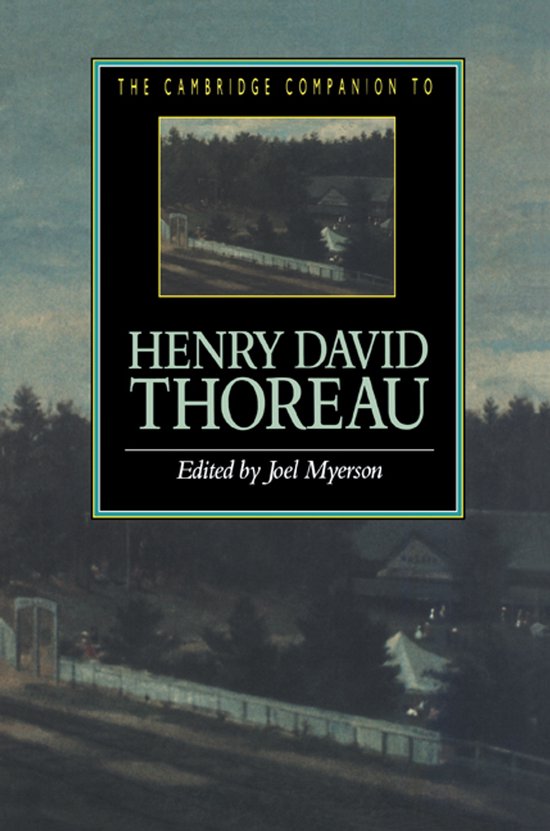 Cambridge Companion To Henry David Thoreau - cover
