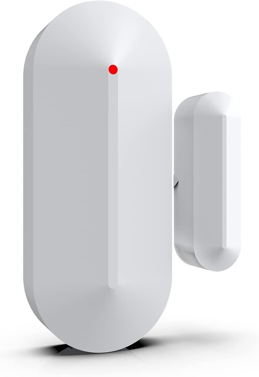 SnelShoppen - Hoogwaardige deur- en raamsensor voor draadloos alarmsysteem - Veiligheidssensor voor SP110, SP210, SA100, OTTO - 8x5 cm - Bescherming t