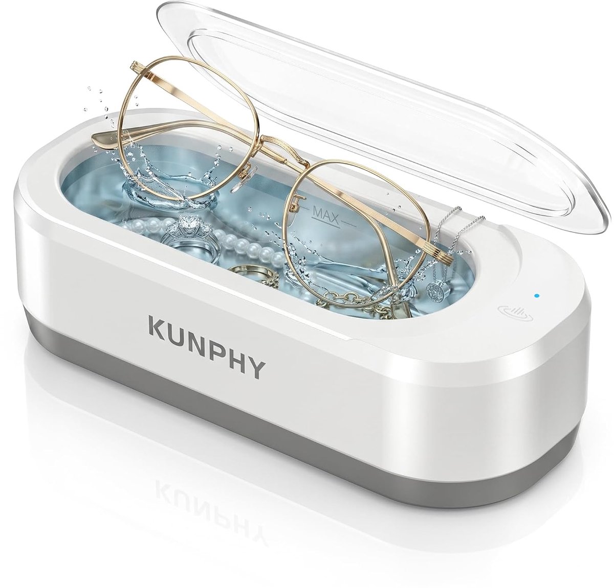 SnelShoppen - Ultrasoon Reinigingsapparaat 400ml - Professionele Reiniging voor Sieraden, Brillen, Uiterlijke Verzorging en Huishoudelijke Voorwerpen