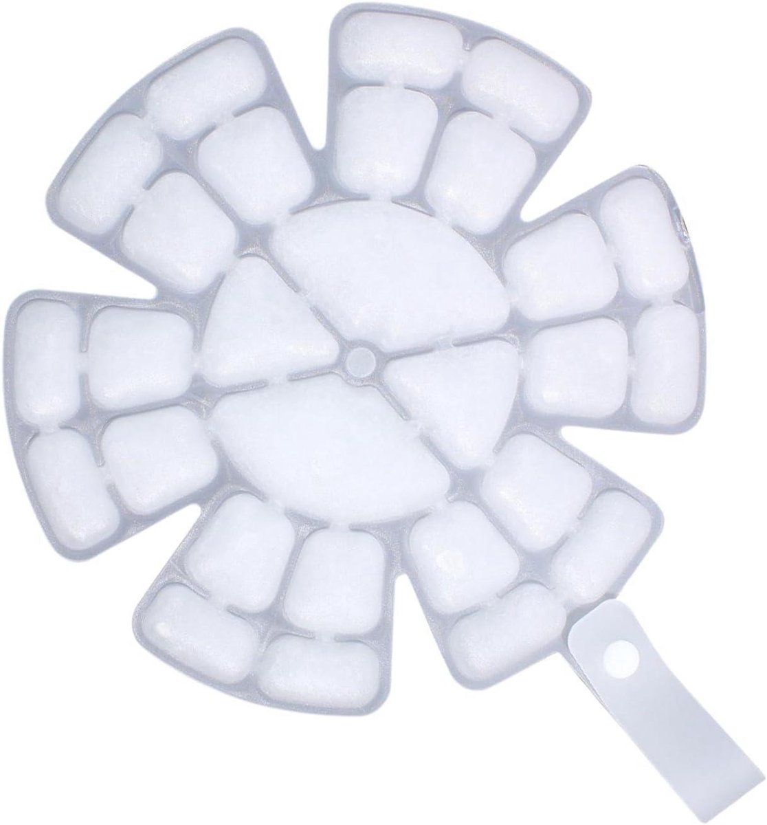 Hoofd IJspak - Zonnehoed Koude Pad - Hoofd Koelen - Ingebouwde Natuurlijke Koeling - 19x19cm - Wit