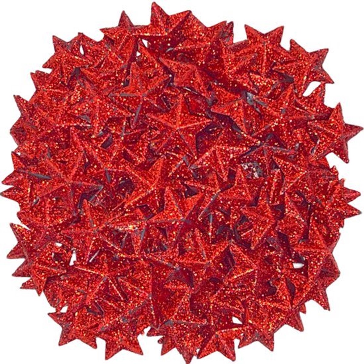3D Glitter Ster Sprinklerdecoratie - Tafeldecoratie voor Feestelijke Gelegenheden, Kerstmis, Verjaardag, Bruiloft - Decoratieve Sterren voor Knutselen (Formaat: 2 cm)
