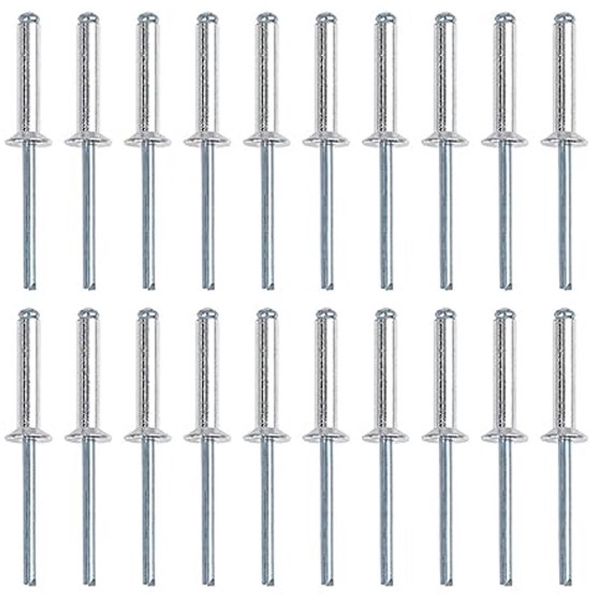 20 stuks aluminium blindklinknagels assortiment 5 x 25mm (D*L) voor blindklinknagels