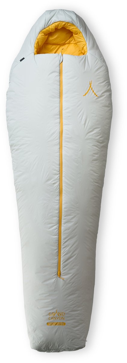 GRAND CANYON Schlafsack Bradley 190 PRO 3-Jahreszeiten Schlafsack – Mumien-Schlafsack mit Kapuze, Thermokragen und Center-Reißverschluss für Trekking und Camping