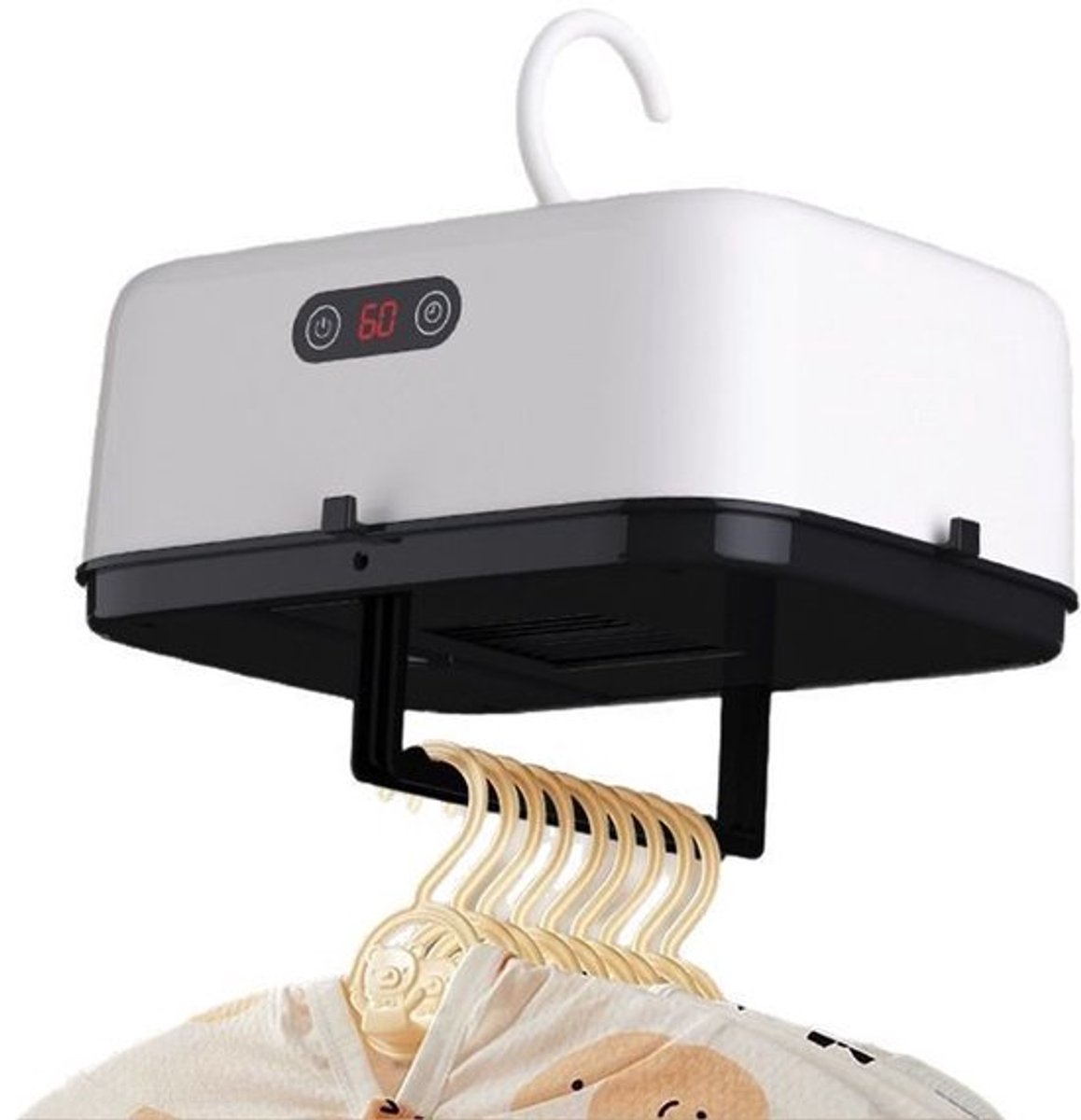 Draagbare Wasdroger - Elektrische Wasdroger - Draagbare droger - 600W warmtepompdroger - Opvouwbare droger - Droogverwarming - 3 snelheden