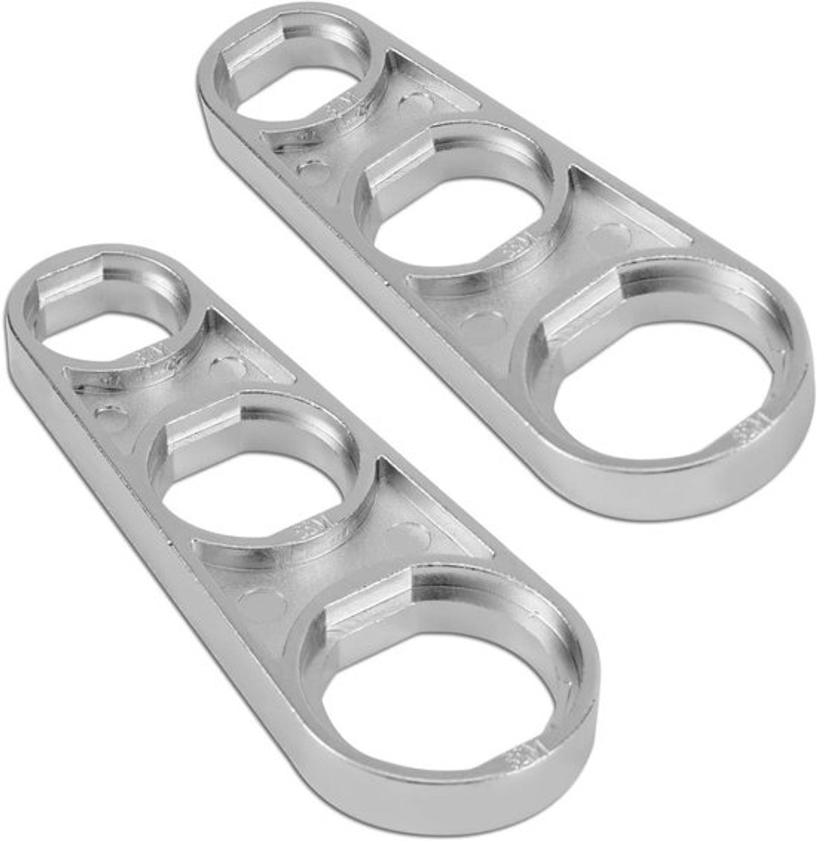 Multifunctionele Sleutel voor Kraan Bubbler - 6 Maten - Gootsteen Beluchter Sleutels - Reparatie Gereedschap voor Keuken en Badkamer - Detacheer Sleutel - 2 stuks