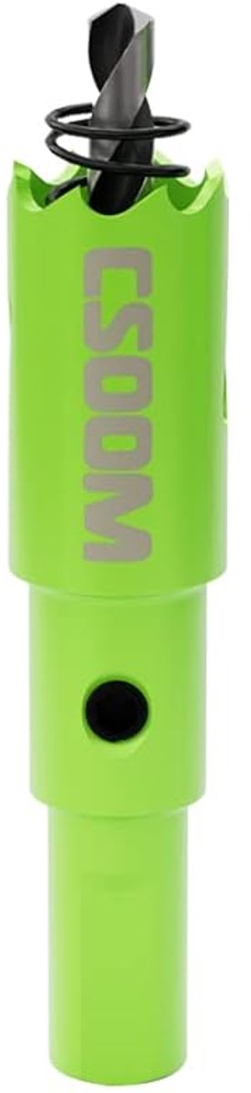 SnelShoppen - High-quality M42 Bimetal Holesaw Set, 12 Sizes van 19 mm tot 68 mm, Inclusief Centering Drill en Holder, Snijdiepte 40 mm, Perfect voor