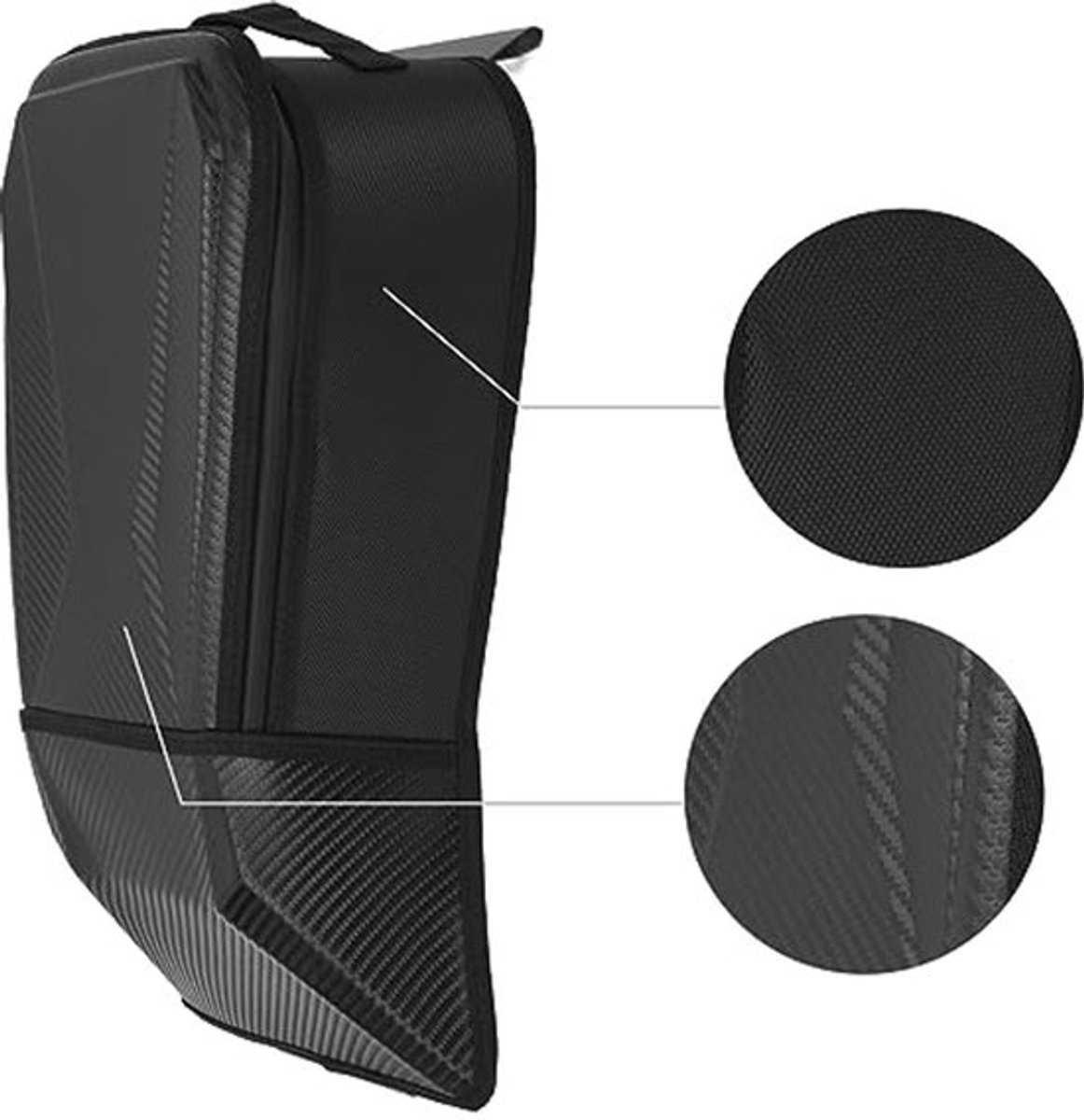 Zwarte Leren Opbergdoos Organizer voor CAN AM Maverick X3 2017 tot 2023, Grote Capaciteit Leren Middenconsole, Waterdichte Cargo Box Auto Armsteun, Eenvoudig te Installeren