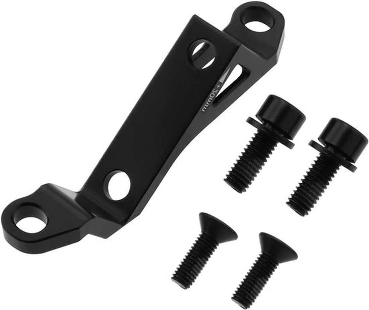 Fietsremtransfer Montageadapter - Mountainbike - 74mm tot 34mm - Racefiets Remklauw - 160/180 Disc - Montage Specificaties - Geschikt voor Mountainbike - Zwart 1 Set Gebruikt om Fietsremmen te converteren.