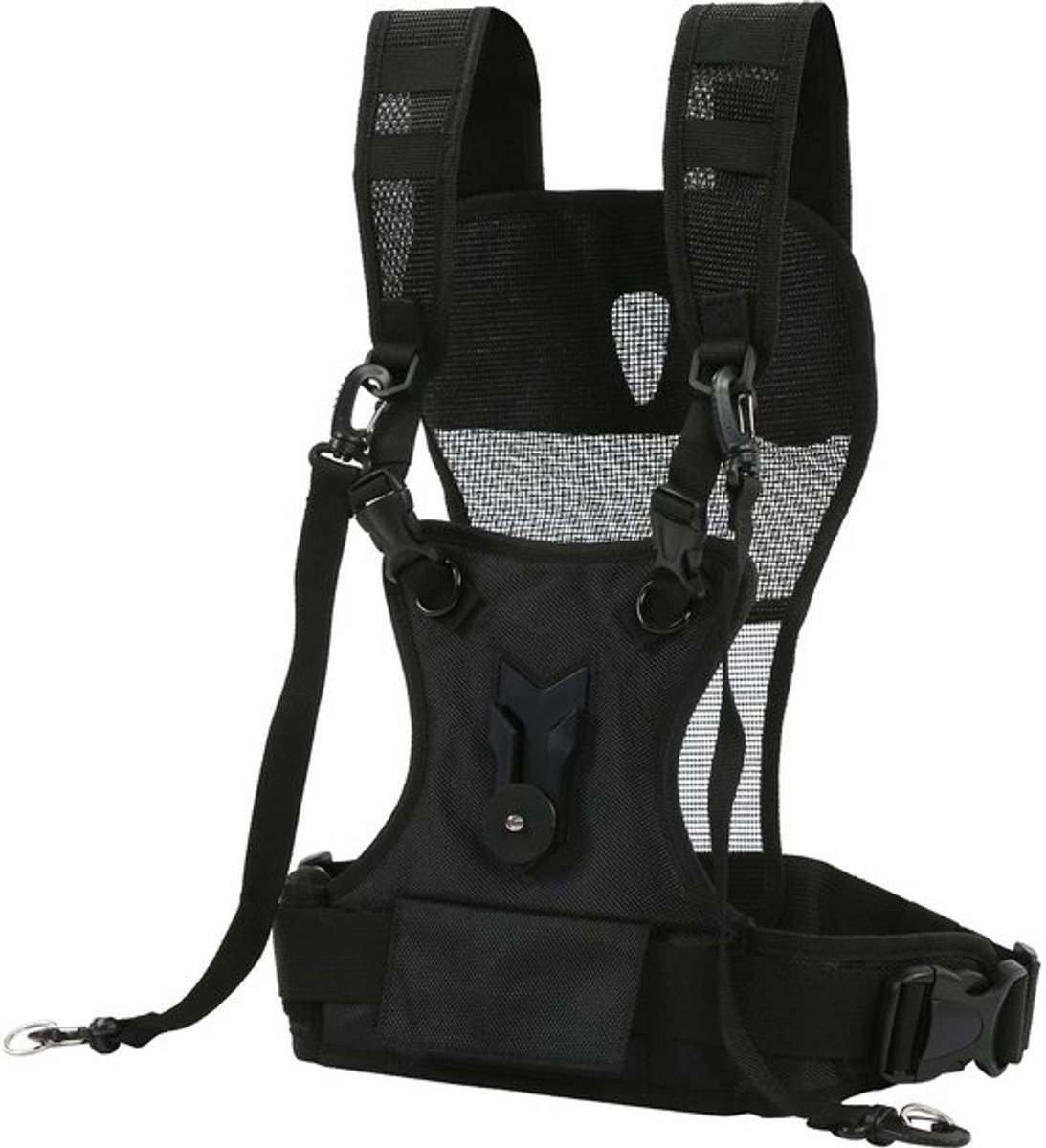 Dubbele Camera Strap Nylon Duurzaam Comfortabel Ademend Verstelbaar Multi C voor Draagriem Borstharnas Camera Strap Snelle Ontgrendeling
