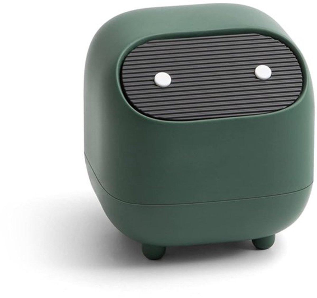 Mini Dubbellaags Prullenbak met Push Deksel voor Bureau, Keuken en Badkamer