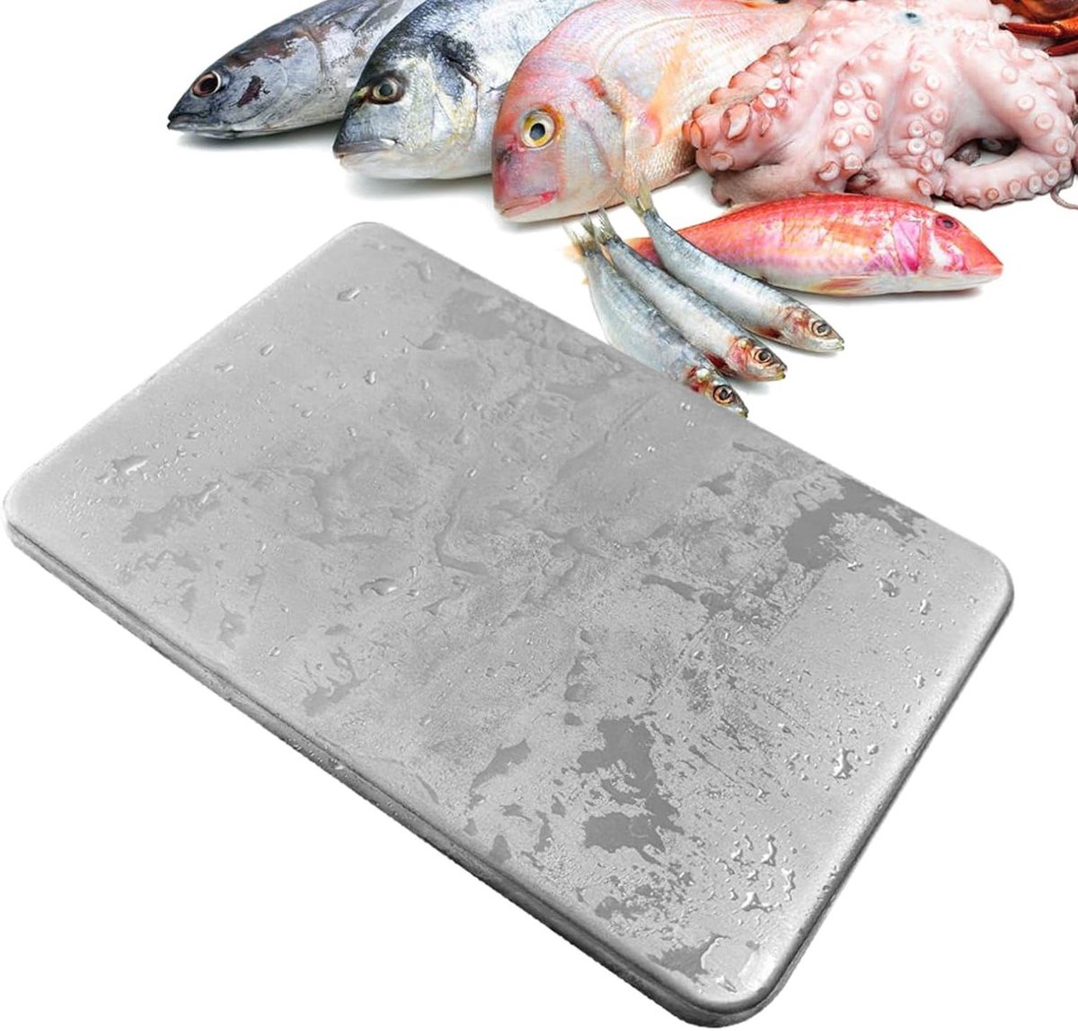 IJspakketten Lunchbox - Koel elementen - Eten koel houden - Geen water nodig - 17.6 x 11.6 cm - Zilver