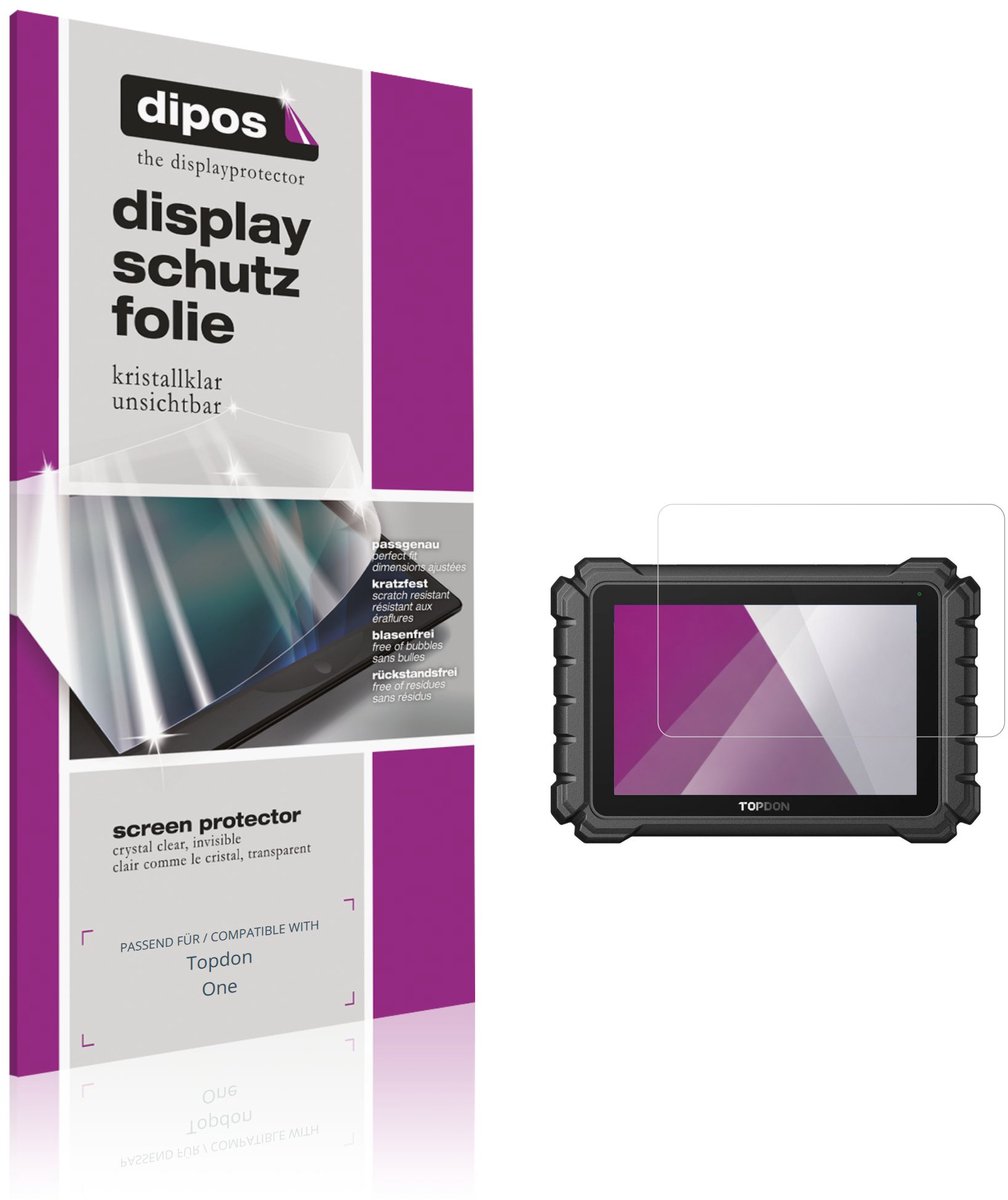 dipos – 2x Beschermfolie geschikt voor Topdon One | Krasbestendige & heldere Screenprotector Ultra-Thin