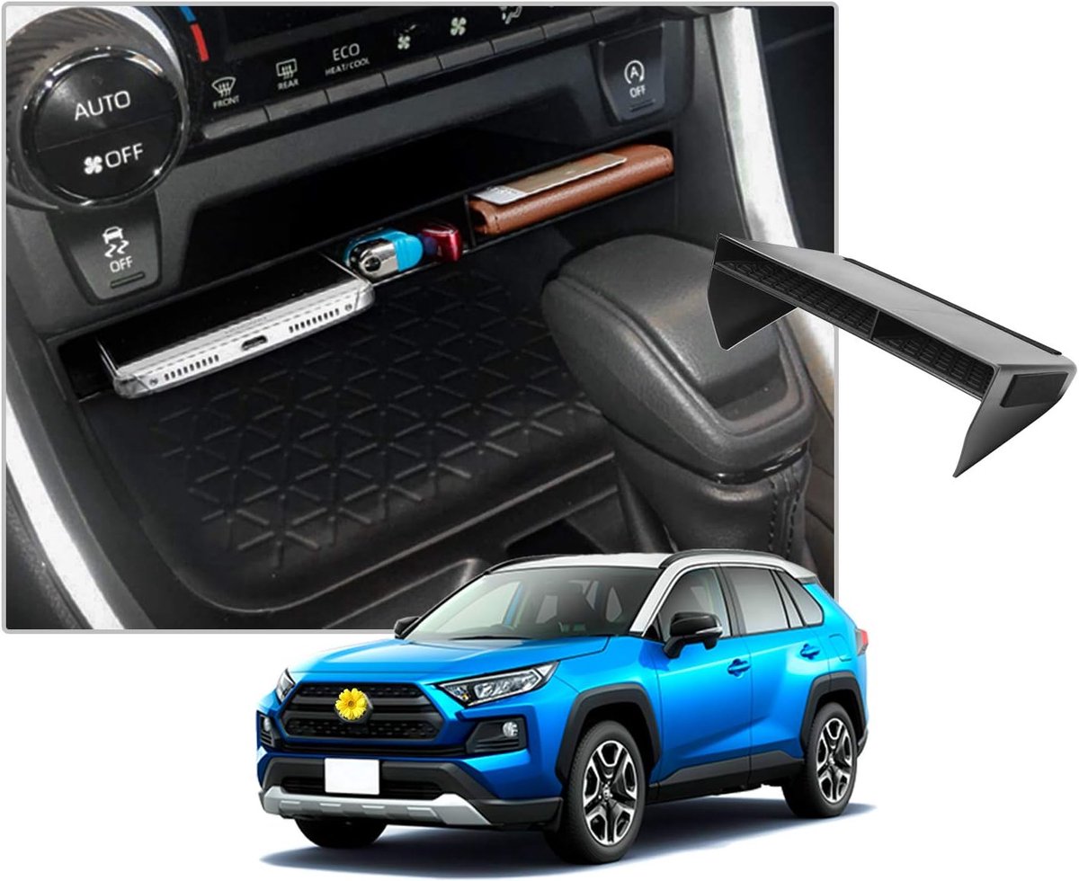 SnelShoppen - Middenconsole Organizer voor Toyota RAV4 2019-2024 - Auto Opbergdoos Interieur Accessoires - Eenvoudige Installatie - Ideaal voor Pennen