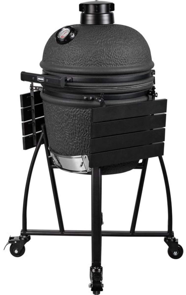 Grill Guru Prime Medium - Kamado 40 cm - Mat zwart