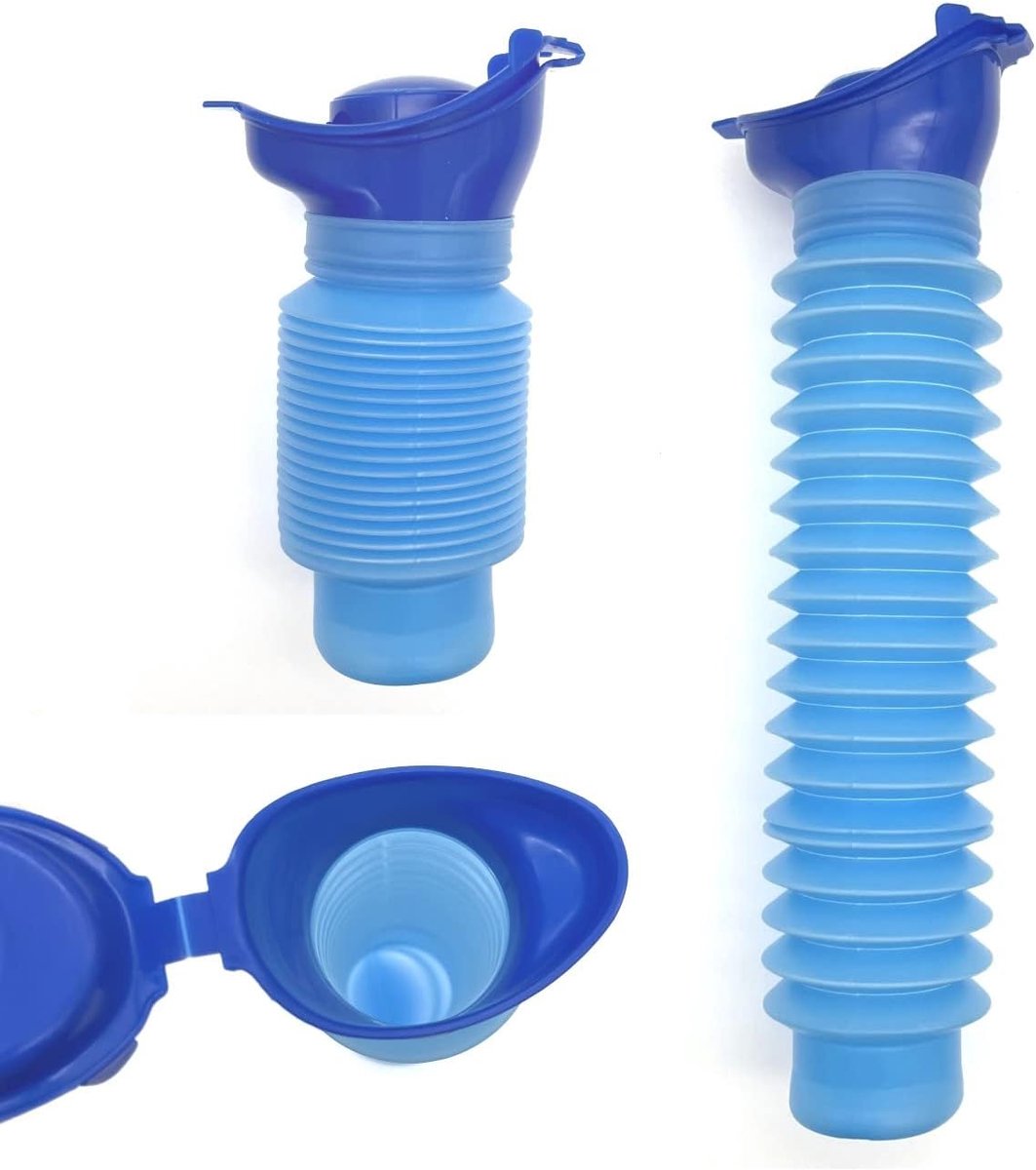 SnelShoppen - Portable Urinal Fles voor Mannen, Vrouwen en Kinderen - Herbruikbare Camping Urinefles met 750 ml Capaciteit, Compact en Lekvrij voor Re