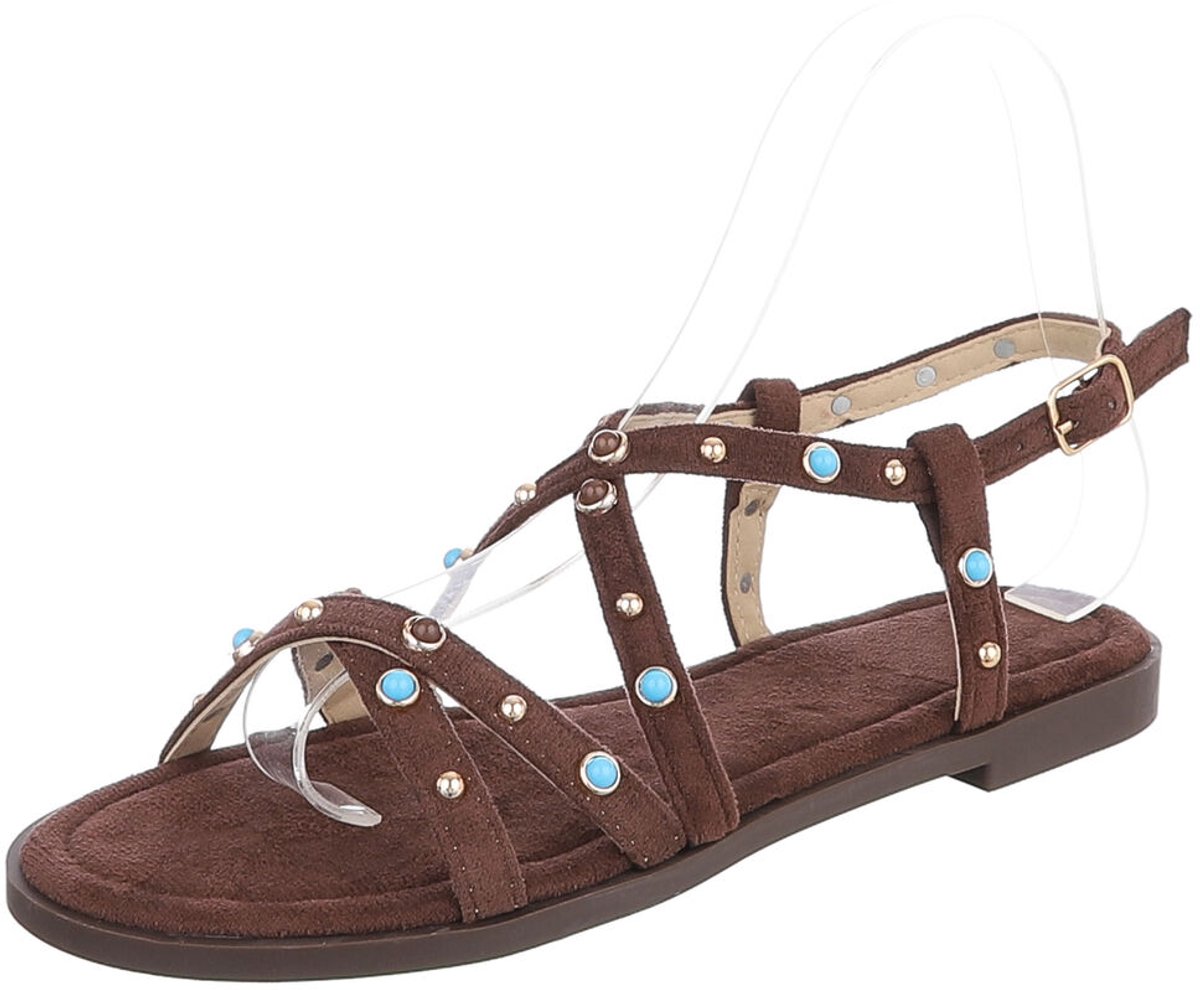 Sandalen met gesp - open model - dames Mt:40