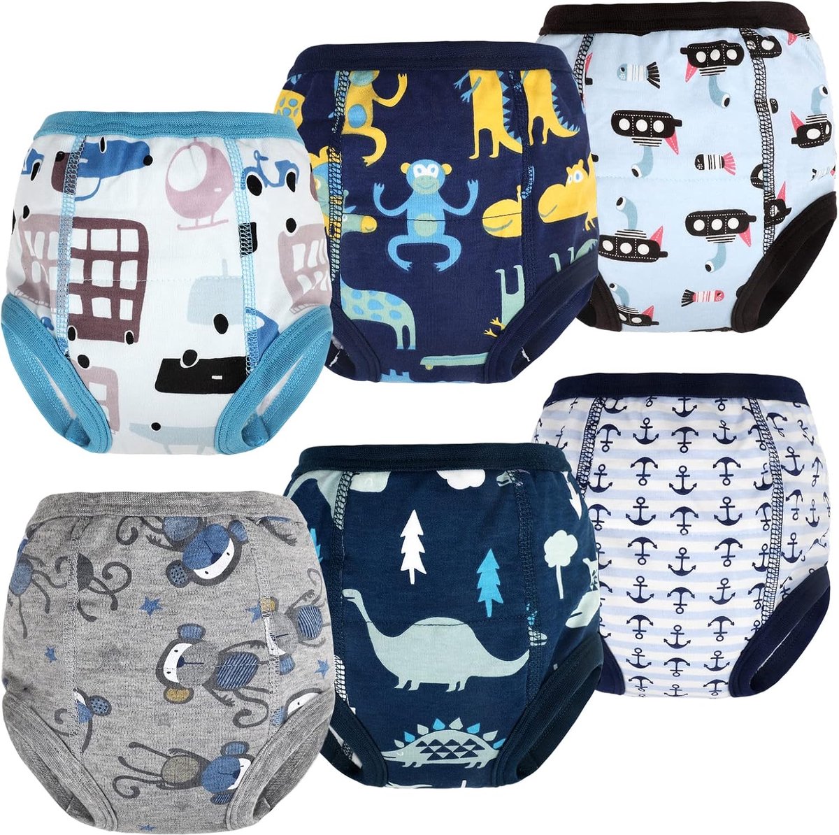 SnelShoppen - Potty Training Ondergoed voor Kinderen 110/4T - Absorberend, Milieuvriendelijk, Voor Meisjes en Jongens, Ideaal voor Zindelijkheidstrain