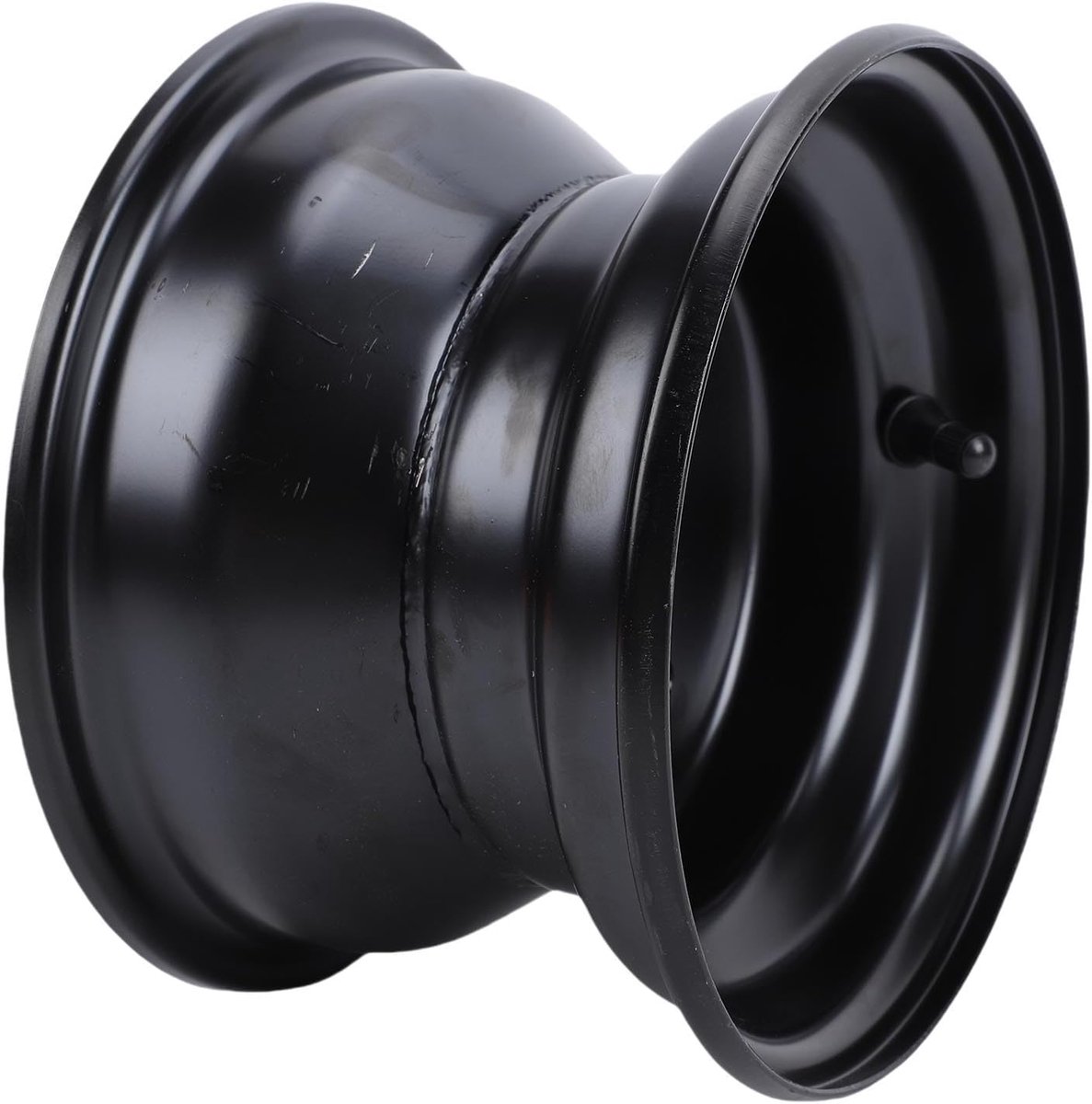 SnelShoppen - 16x8-7 ATV Velg, 3 Gaten 7 Inch Stalen Vervangingsvelg voor Quad Go Kart UTV Off-road Banden, Duurzaam Zwart Wiel Hub