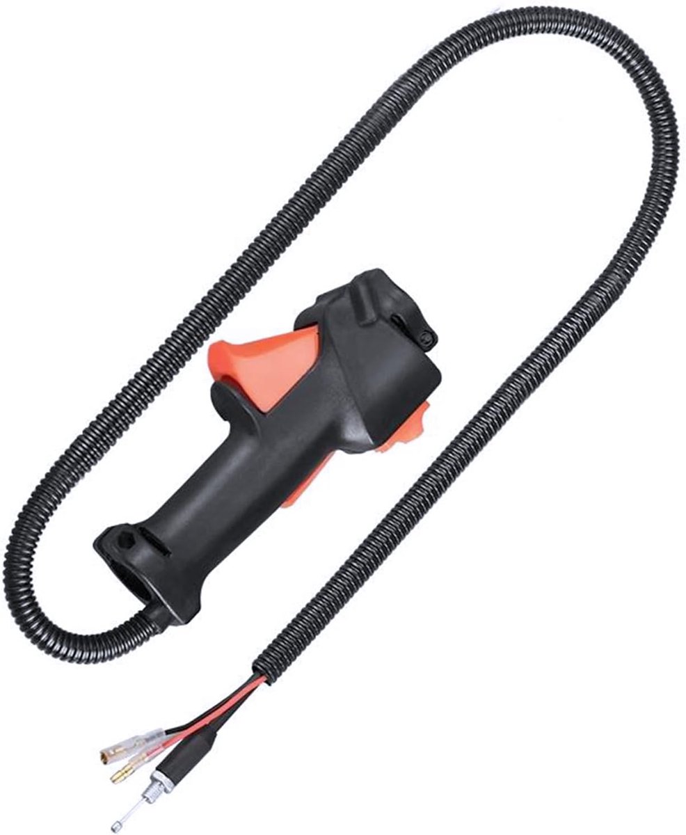 SnelShoppen - 115cm Trimmer Motor Mower met Schakelaar, Kabel, 26mm Buis - Hoogwaardige Tuinaccessoires voor Trimmers en Bosmaaiers