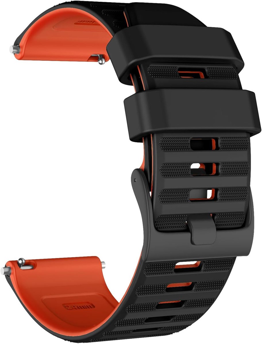 Siliconen horlogeband 24 mm - vervangband voor Suunto 9/D5/D7 - quick release - comfortabel en stijlvol - SnelShoppen
