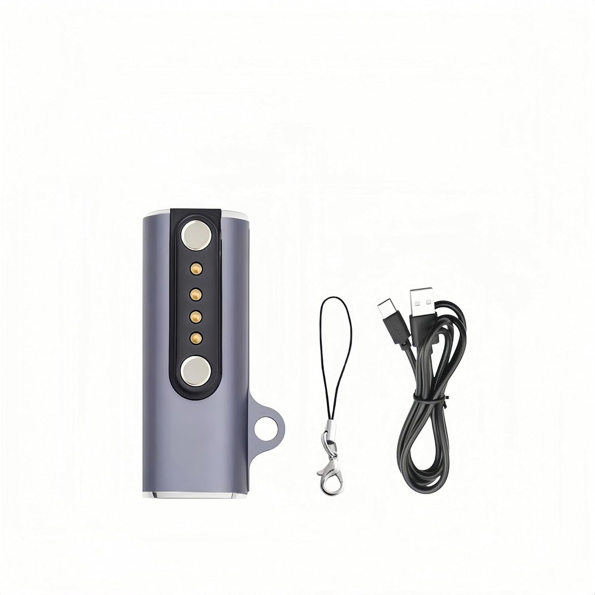 SnelShoppen - Universele Smart Watch Oplader, Magnetische 4 Pin USB-C Opladingskabel met Anti-Verlies Lanyard, Draagbare Adapter voor Smartwatches, 7.