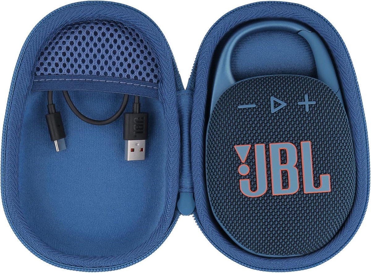 SnelShoppen - Harde Reiskoffer voor Draadloze Bluetooth Luidspreker, Waterdicht, Geschikt voor Clip 5, Clip 4, Clip 4 Eco, Beschermhoes, Reisaccessoir