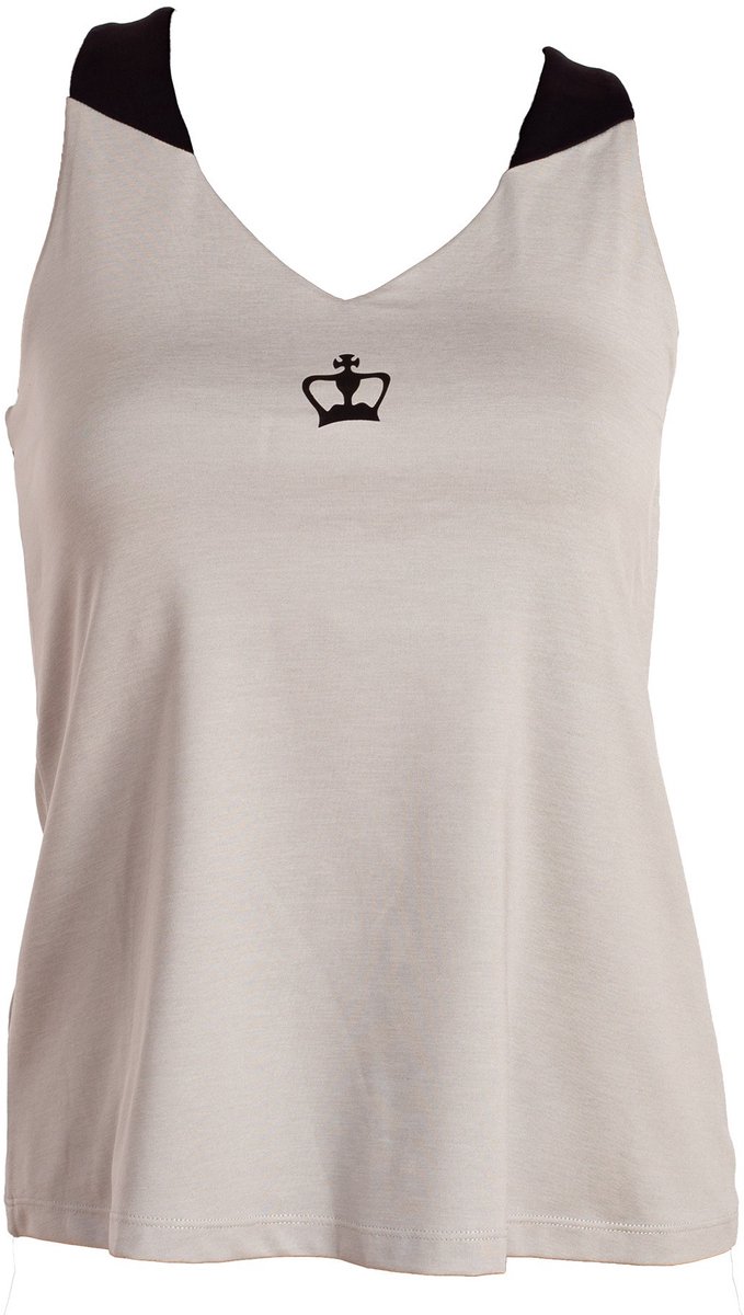 Zwart Crown Rodas T-shirt Grijs/Neger - XS