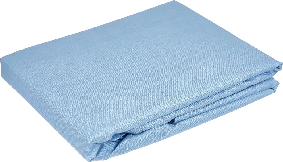 Thijox - Anti-peeling Kussenslopen 70x50 cm, Zacht en Comfortabel, 50% Katoen, 50% Polyester, 2 Stuks, Hemelsblauw, Perfect voor Bed 135