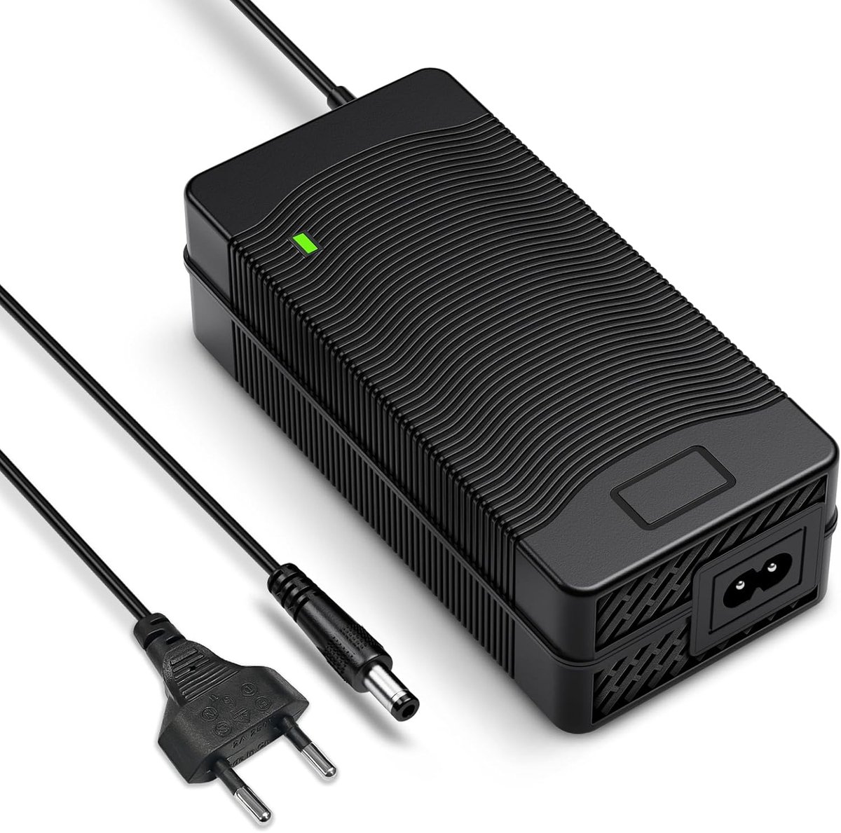 SnelShoppen - Oplader 54,6 V 2 A voor Lithiumbatterij, 48 V, 13 S, Stekker 5,5 x 2,1 mm, Ideaal voor E-bike, Elektrische Fiets, Pedelec, Hoverboard en