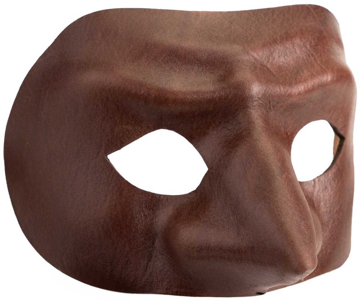 Pantalone De Cuoio Commedia Dell'Arte Leren Masker