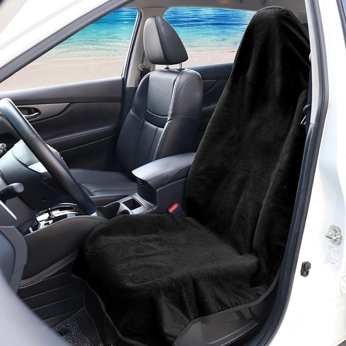 Thijox - Waterdichte Zweethanddoek Autostoelbeschermer - Universele Anti-slip Bescherming voor Auto, Vrachtwagen, SUV - Ideaal na Sportschool, Hardlop