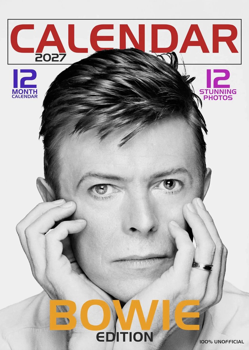 David Bowie A3 Kalender 2027