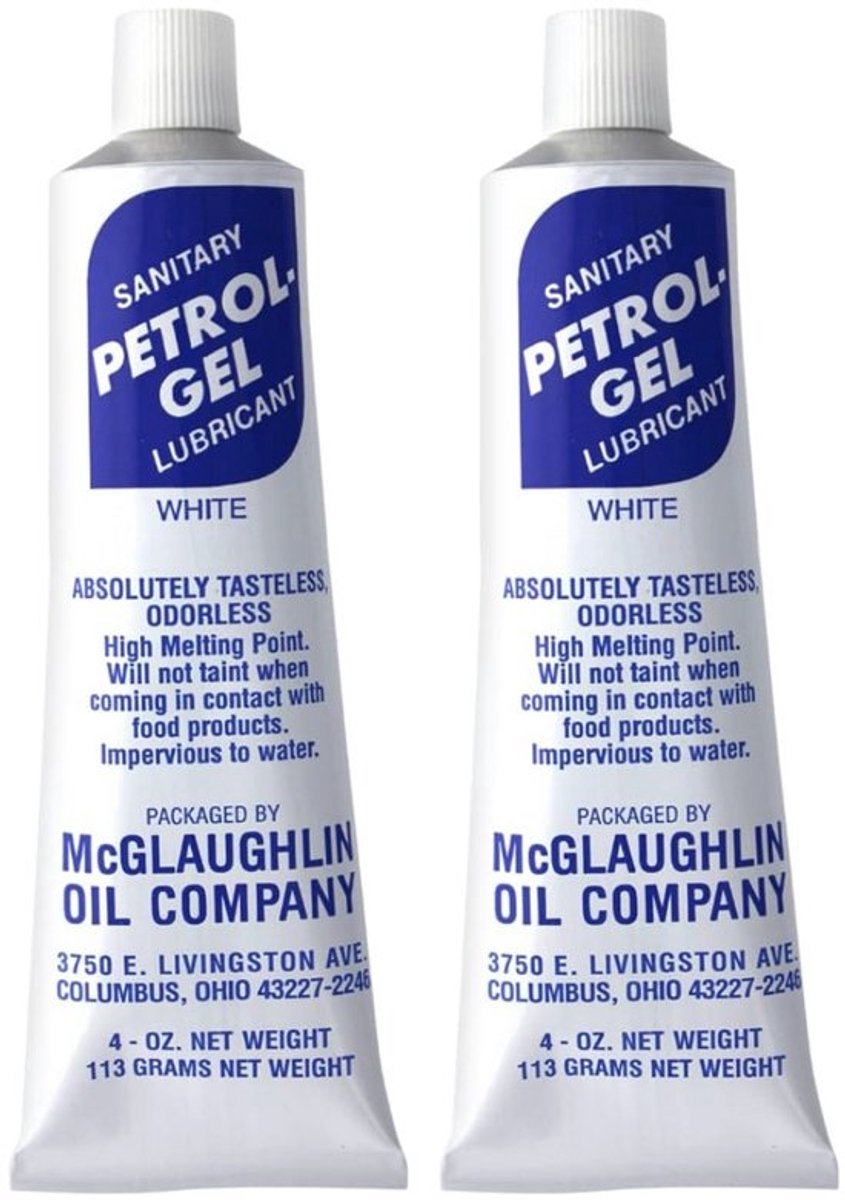 Petrol Gel Voedselveilige Equipment Lubricant 2 Stuks (2/4 oz. Tubes)