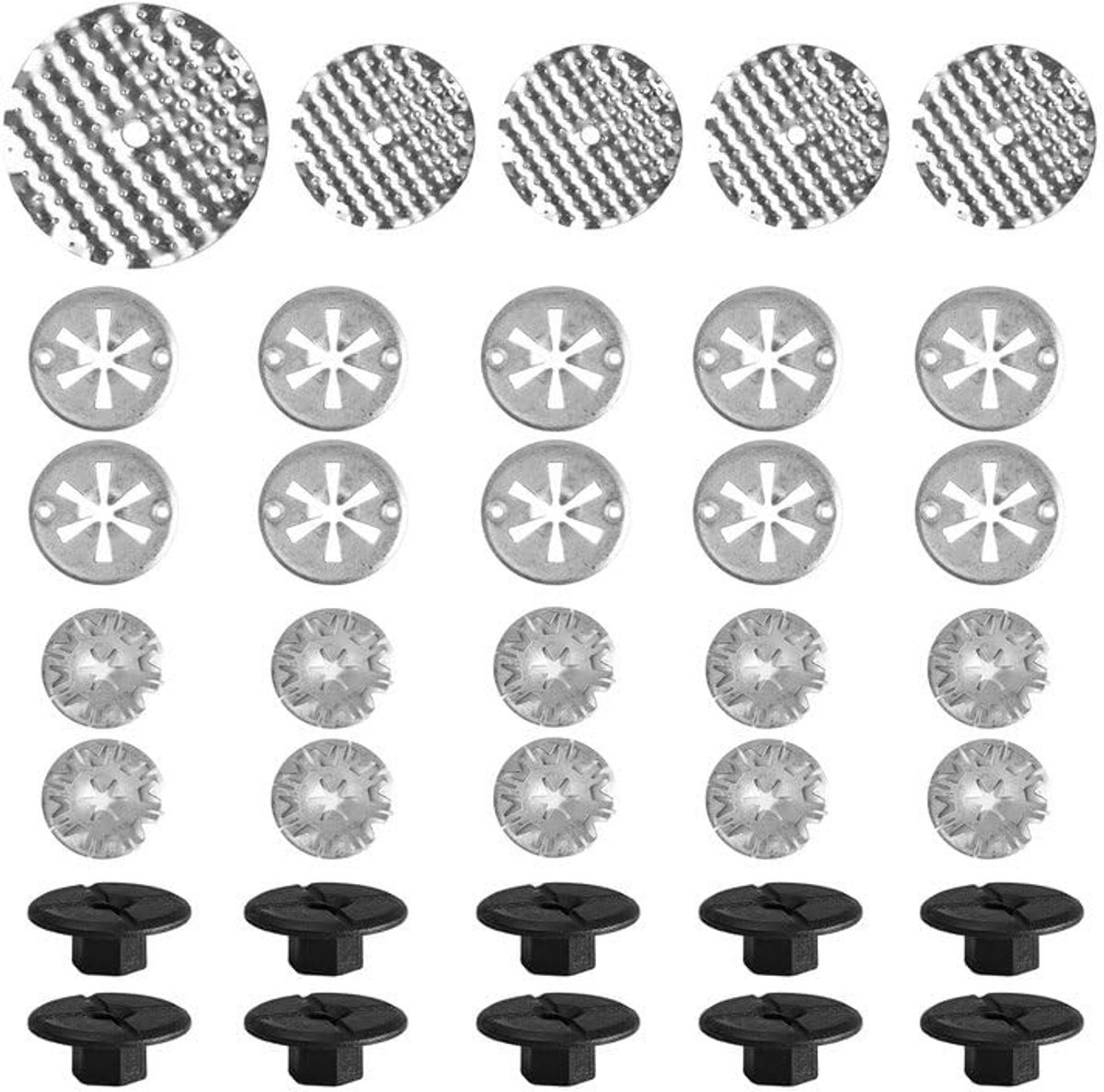 Elzusha - 35 Stuks Hittebeschermingsplaat Reparatieset voor Auto