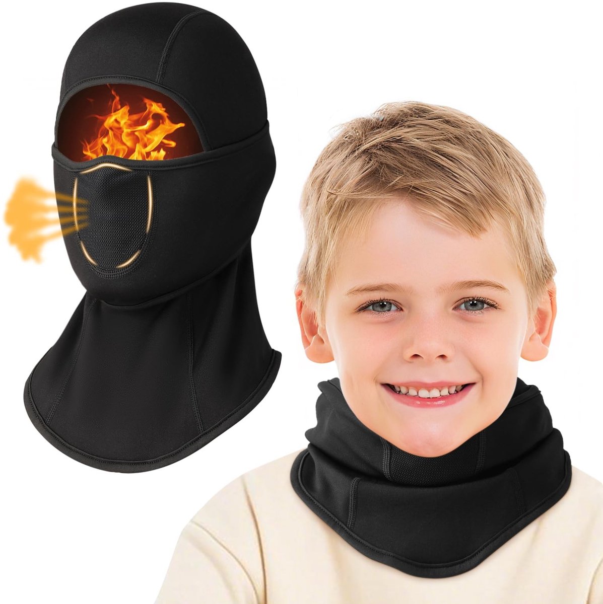 Elzusha - Winter Balaclava voor Kinderen met Ademend Gaas