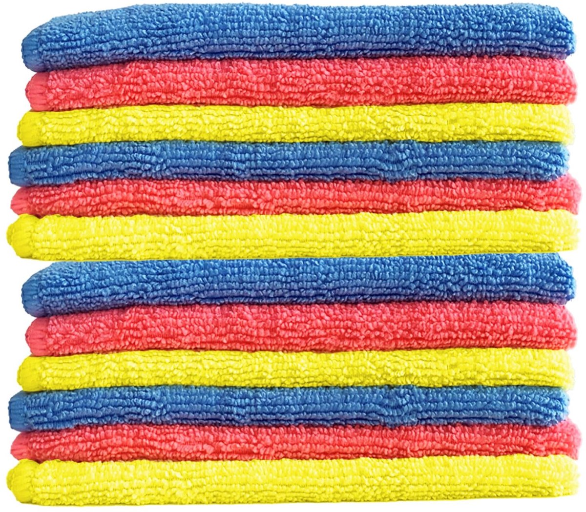 Elzusha - Microvezel Doeken voor Huishoudelijke Reiniging - 12 Stuks Herbruikbaar 32x32cm